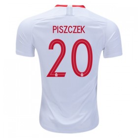 Camisolas de Futebol Polônia Piszczek 20 Equipamento Principal Copa do Mundo 2018 Manga Curta